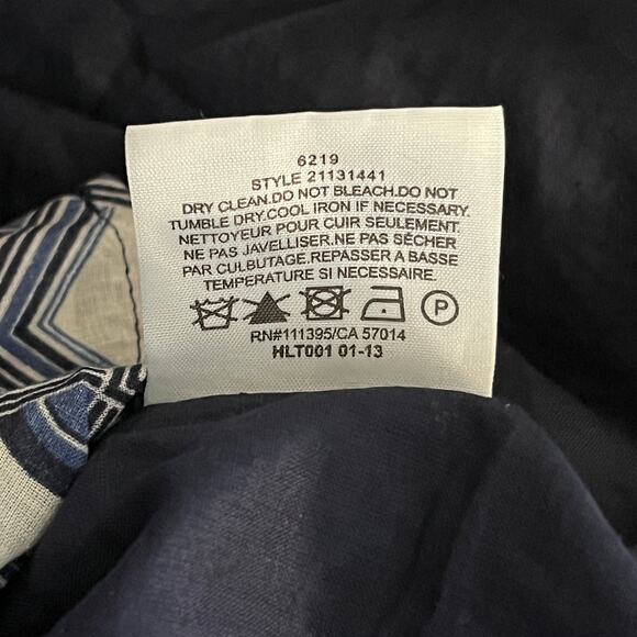 Tory Burch Nico Day Dress in Quartz Deco Diamonds Pattern sz 2 - Picture 6 of 6